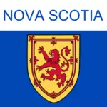 Nova Scotia simbol vektor klip seni
