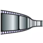 Clipart vetorial de fita de filme