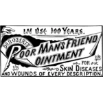 Ad for ointment