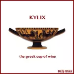希腊葡萄酒杯图像