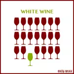 Witte en rode wijn