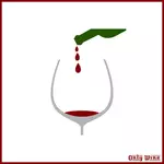 Droppande vin