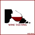 Wine tasting symbol