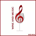 Wine and music image