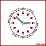 Wine and clock