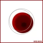 Fundo de copo de vinho
