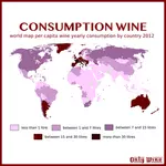 葡萄酒的消费量