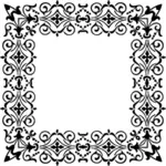 Ornamental divider frame