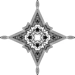 Icono estrella ornamental