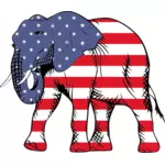Patriotische Elefant