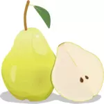 Pear half