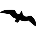 Летающие чайки векторное изображение