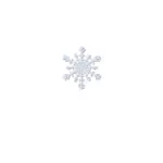 Icona di vettore di fiocco di neve