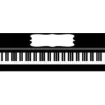 Klávesnice klavíru