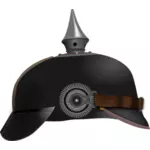 Desenho vetorial de capacete alemão