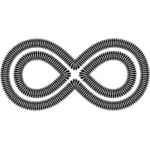 Picket infinity sign