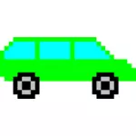 Pixel hijau mobil