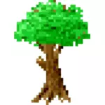 Pixel tree symbol