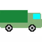 Pixel art vrachtwagen