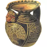 Vintage terracotta pot