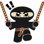 Ninja attacking