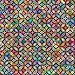 Prismático diseño floral patrón vector de la imagen