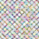 Prismatic floral design pattern