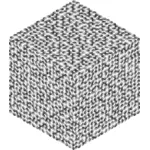 Prismatic isometric circles in cube