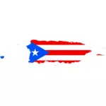 Puerto Rico kart og flagg