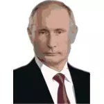 Image vectorielle de Vladimir Putin portrait