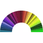 虹スペクトル モザイクのベクトル イラスト