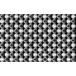 Círculos de papel de parede de escala de cinza