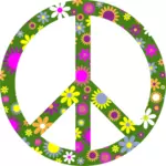 Çiçek barış işareti