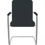 Illustration vectorielle de bureau chaise