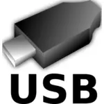 USB 闪存驱动器矢量图