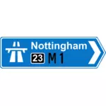 高速道路の道路標識