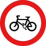 Inga cyklar tecken