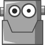 Drăguţ robot portret vector imagine