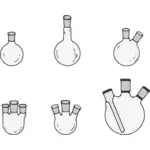 Glassware from chemical laboratory