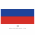 Russian vector flag