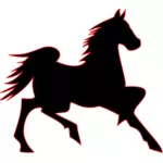 Kör häst vektorbild