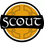 Scout celta signo vector clip art