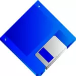 Diskette ohne Etikett-Vektor-Bild