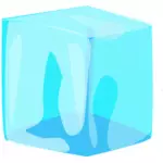 Ice cube Vektor Klipart