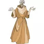 Средневековый монах изображение