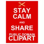 Clipart-merkin jakaminen