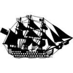 Ilustração de navio à vela