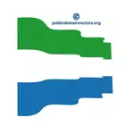 Sierra Leone vektor vlajka