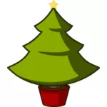 Christmas tree vector clip art