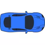 Blu scuro racing illustrazione vettoriale auto